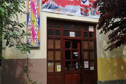 Az üzlet bejárata.